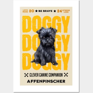 Doggy Affenpinscher Posters and Art